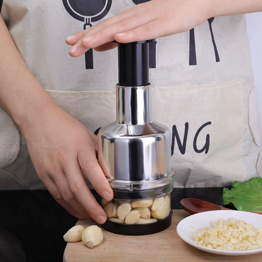 Stainless Steel Garlic Press