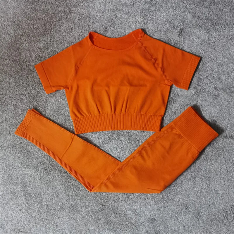 Seamless Women’s Fitness Yoga Set