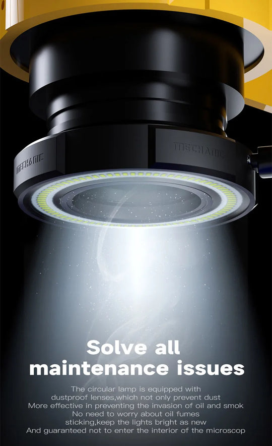 Mechanic LS3 Microscope Ring Lamp Four Level Brightness Adjustment Eye Protection Lamp For Most Stereo Microscopes Light Source