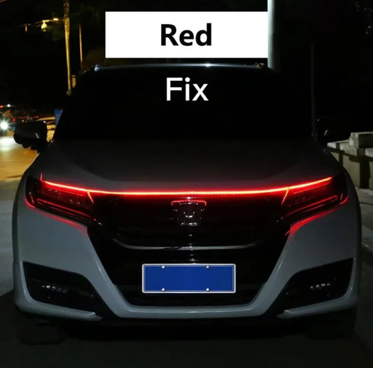 LED Daytime Running Light  Starting Car Hood  Door Decorative Lights DRL Auto Engine Hood Guide Decorative Ambient Lamp 12V