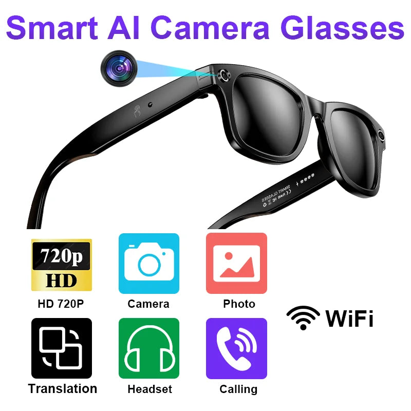 HD 1080P Camera Smart Glasses