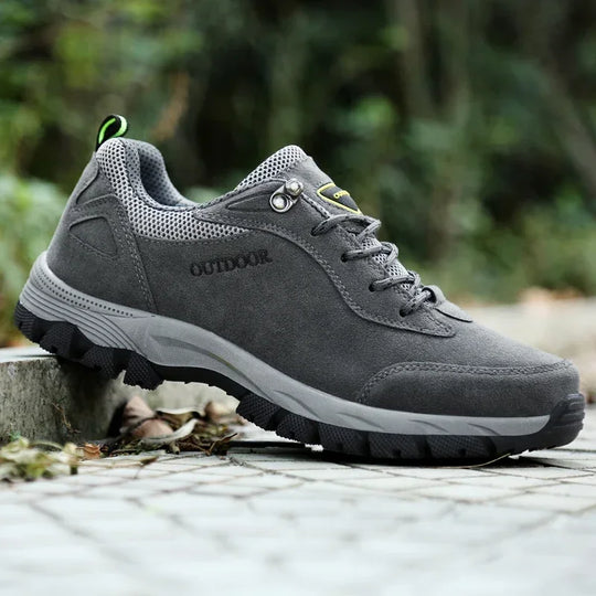 New Original Men's Outdoor Suede Leather Hiking Shoes Travel Hiking Shoes Hunting Shoes Hiking Trail Jogging Shoes Large Size 49