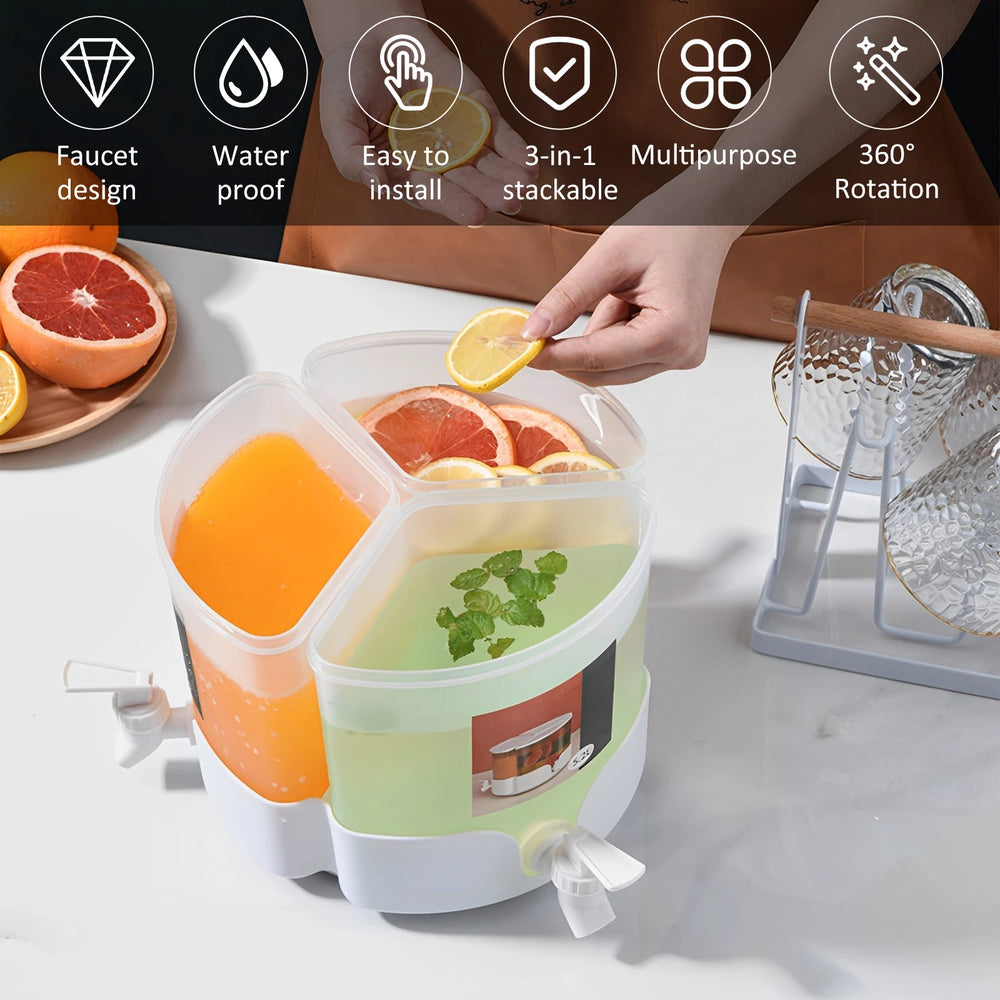 5.1L Rotatable Drink Dispenser with Faucet