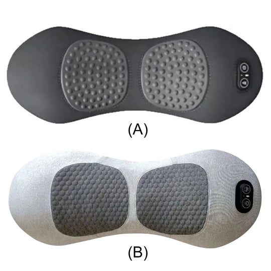 3-in-1 Back Massager with Relief Bed Sleeping Shiatsu Deep Tissue Portable Shoulder Lower Back Pain Relief Waist Massager Pillow