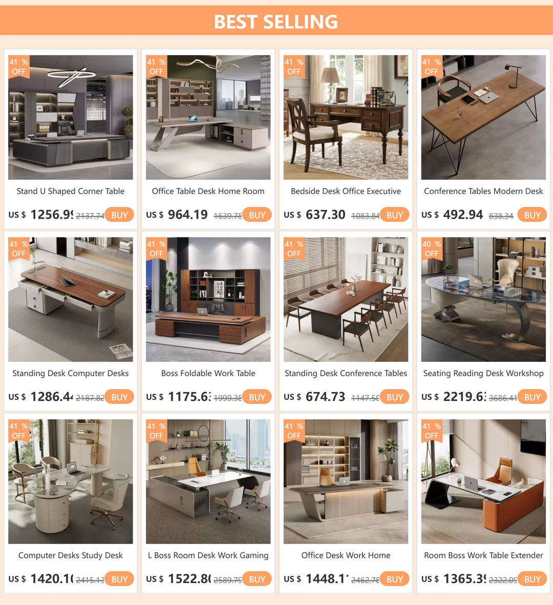 Home Furniture Reading Desk Auxiliary Table Room Executive Desks Study Bedside Bedroom Computer Silla De Escritorio Offices