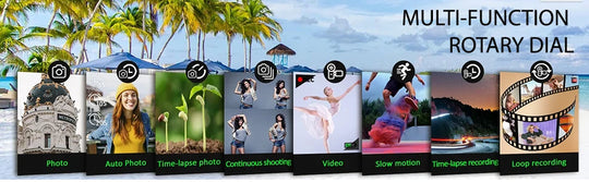 4K YouTube Vlog Video Camera with 3’’ Flip Screen & Anti-Shake Selfie Camcorder