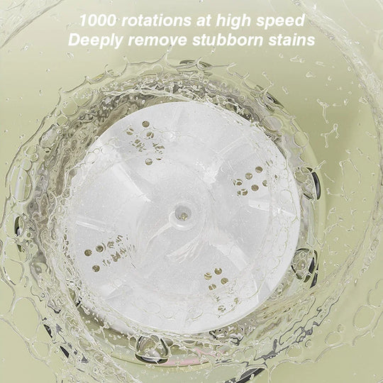 Mini Washing Machine Portable Washer Underwear Washer Rechargeable Automatic Laundry Cup Washing Machine Travel Home Dormitory