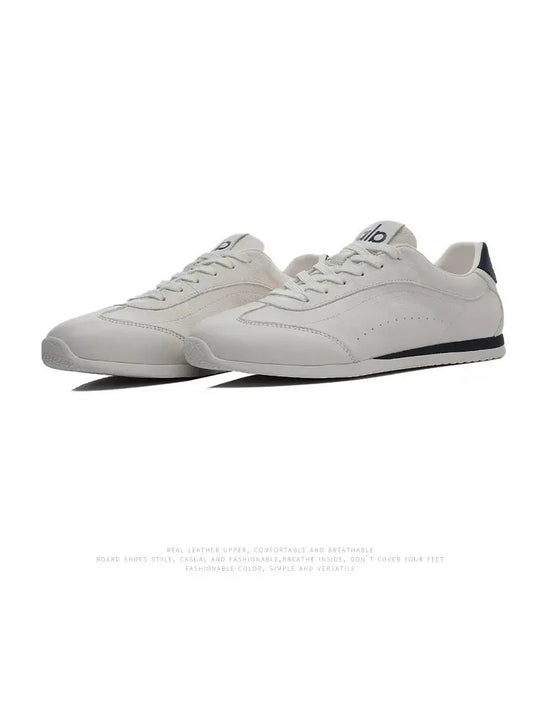 Non slip sneakers simple elegant style soft wear resistant sole lightweight breathable casual trainers for men women streetwear