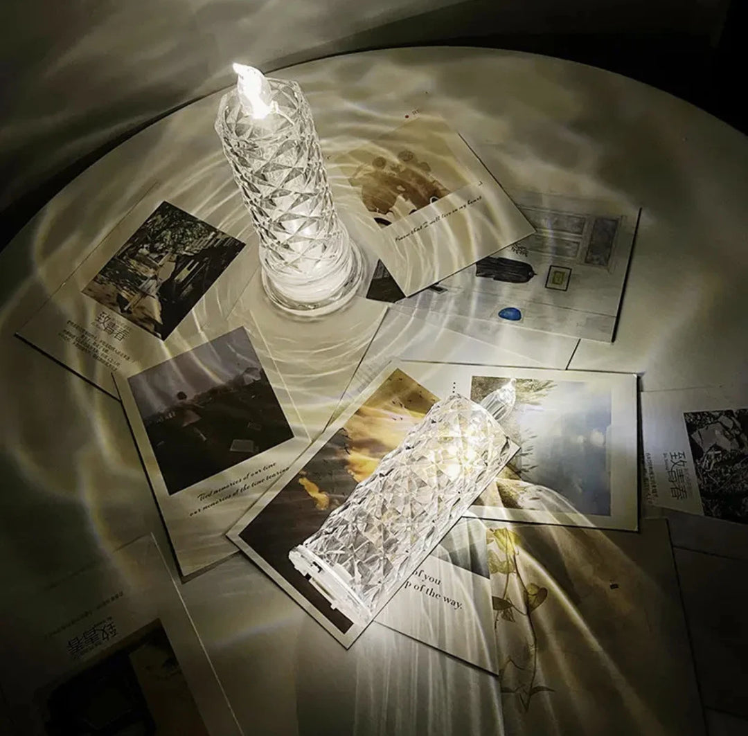 LED Flameless LED Candle Lamp Battery Powered Ambient Lamp For Home Parties, Weddings and St. Bedroom Decor Night Lights