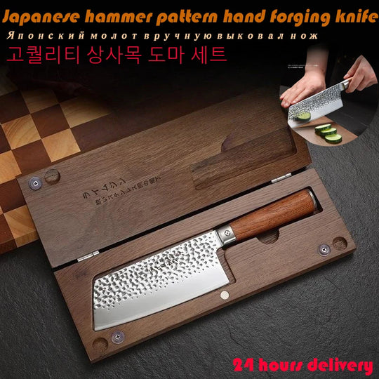 Portable Foldable Cutting Board with Kitchen Knife Set