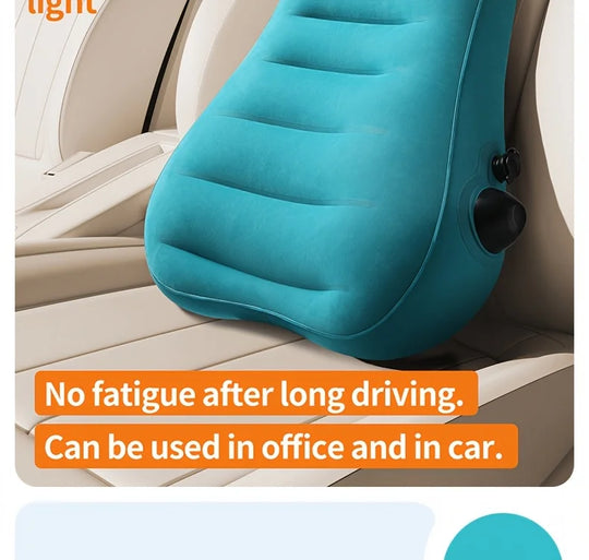 Ergonomic Inflatable Lumbar Support Pillow