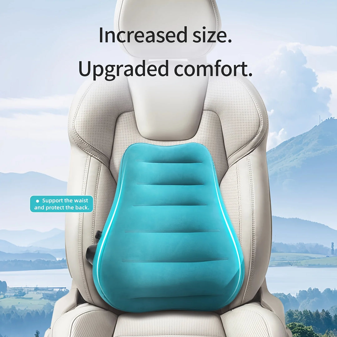 Ergonomic Inflatable Lumbar Support Pillow