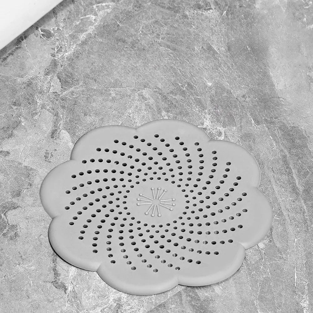 Sink Strainer Silicone Drain Cover Anti Clog Sink Filter for Kitchen Bathroom Hair Catcher Screen Universal Fit Sink Accessories