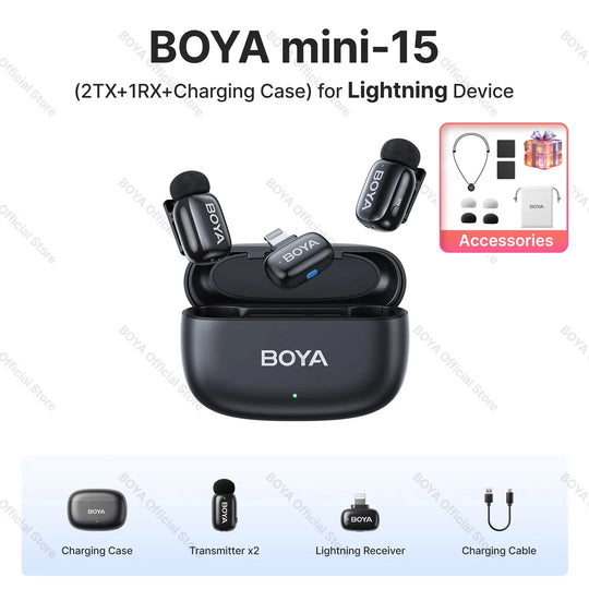 BOYA Mini Wireless Lavalier Microphone