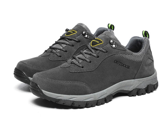 New Original Men's Outdoor Suede Leather Hiking Shoes Travel Hiking Shoes Hunting Shoes Hiking Trail Jogging Shoes Large Size 49