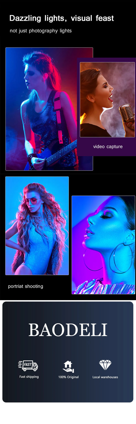 Mini RGB Magnetic Photography Lighting Stick
