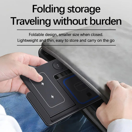 30W 3-in-1 Wireless Charger Stand with LED