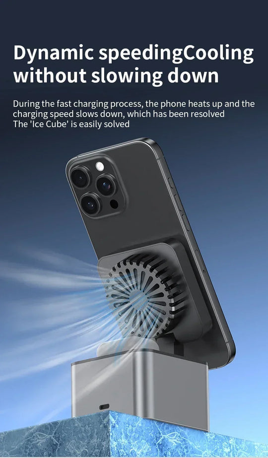 3 in 1 Wireless Charger Foldable Fast Charging Station Wireless Ice-Cooling Charger For iPhone 16 15 14 13 iWatch 9 8 7 Airpods