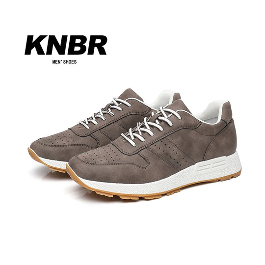 KNBR Casual Sneakers  Men Trainers Leather Comfy Shoes for Walking Hiking Jogging Sport Men Trainers Men Shoes
