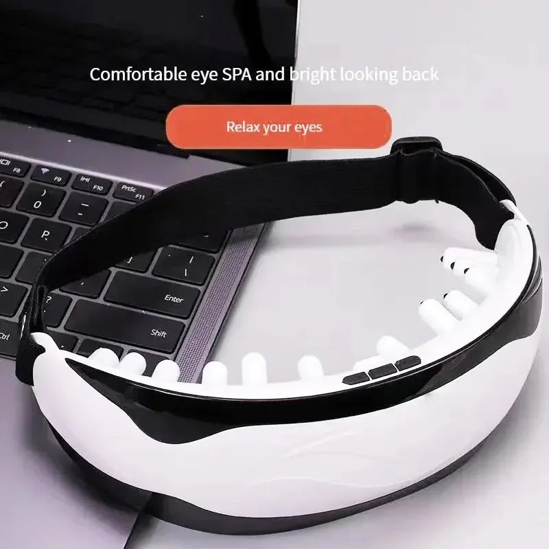 Eye Massager Instrument Electric Silicone Magnetic Massager Eye Care Instrument Eye Massager to Relieve Eye Fatigue Massager