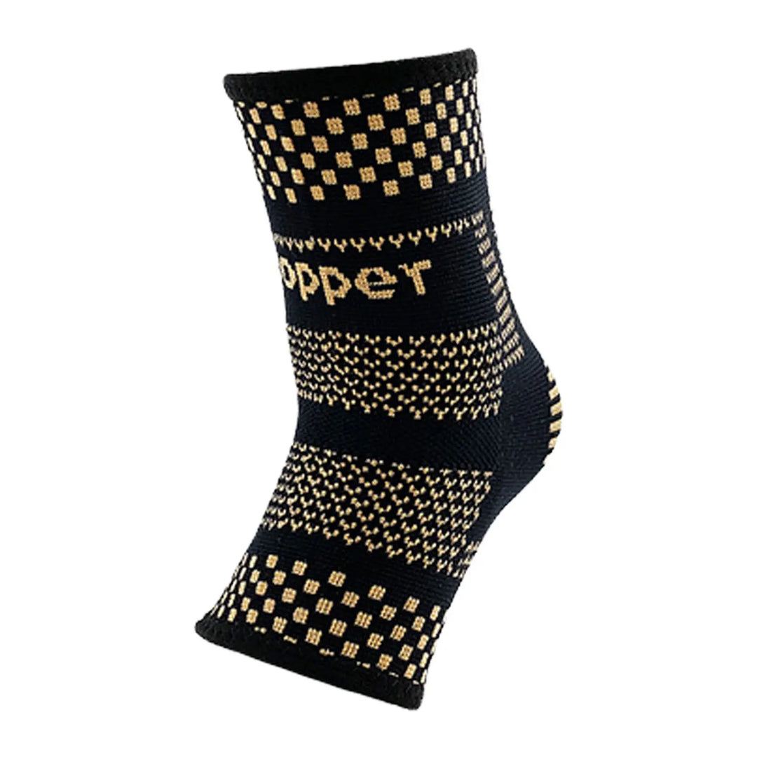 1pcs Copper Ankle Brace Infused Compression Sleeve Support Ankle Achilles Tendon Pain Relief Plantar Fasciitis Sprained Unisex