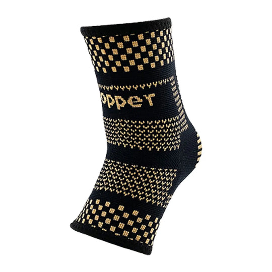 1pcs Copper Ankle Brace Infused Compression Sleeve Support Ankle Achilles Tendon Pain Relief Plantar Fasciitis Sprained Unisex