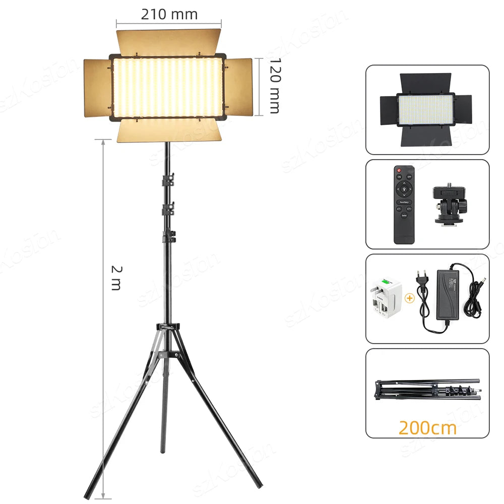 U600 RGB LED Photo Studio Light