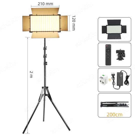 U600 RGB LED Photo Studio Light