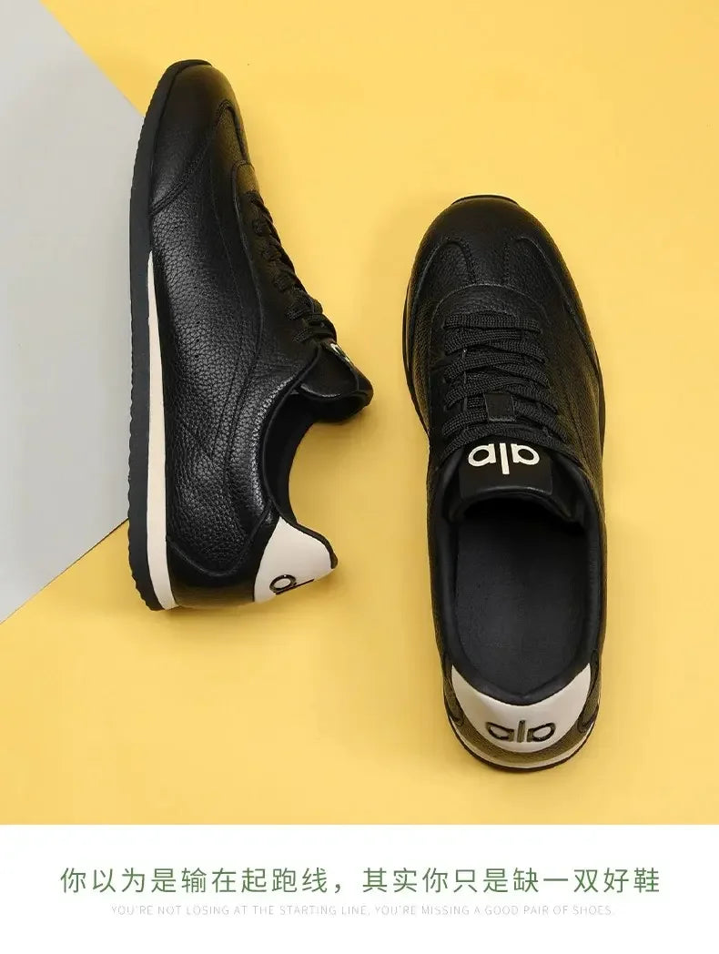 Non slip sneakers simple elegant style soft wear resistant sole lightweight breathable casual trainers for men women streetwear