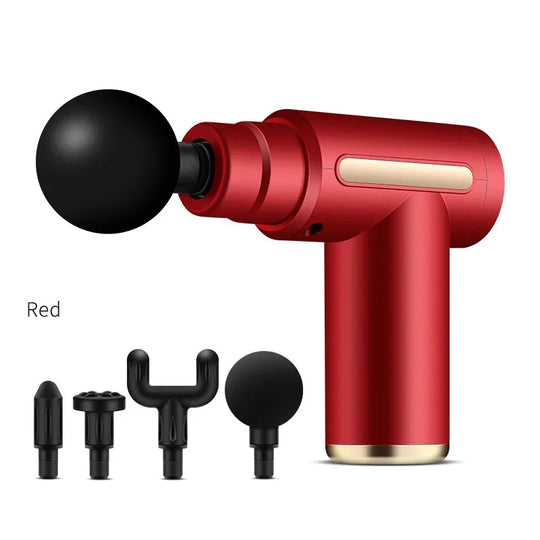 Portable Fascia Gun Vibration Massage Gun For Body Neck Back Pain Gout Relief Deep Muscle Relaxation Fitness Slimming One Head - Jscomfortzstore