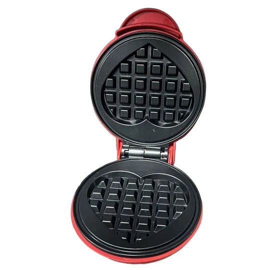 Mini Waffle Maker Quick Heat-Up Eggette Machine Household Breakfast Electric Baking Pan for Quick Breakfasts Snacks and Desserts