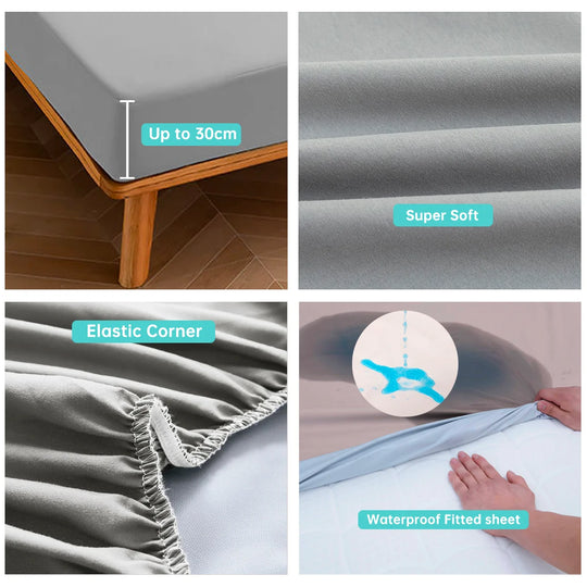 Waterproof Bed Fitted Sheet