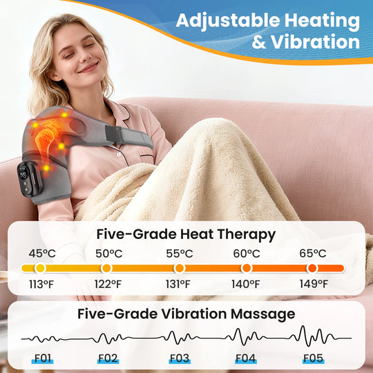 Heated Shoulder Massage Belt