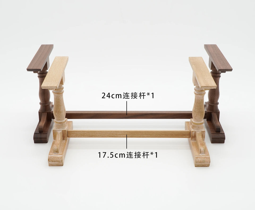 1/6 doll house model furniture accessories mini model Free combination retro table legs desktop