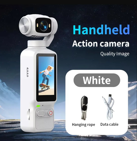 Lenovo HD 4K Action Camera 180° Rotatable For Vlog YouTube Tiktok Girls Record Life Video Recording Entry Portable Action Camera