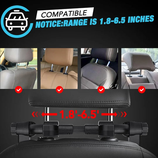 CAER 360° Adjustable Car Headrest Pillow