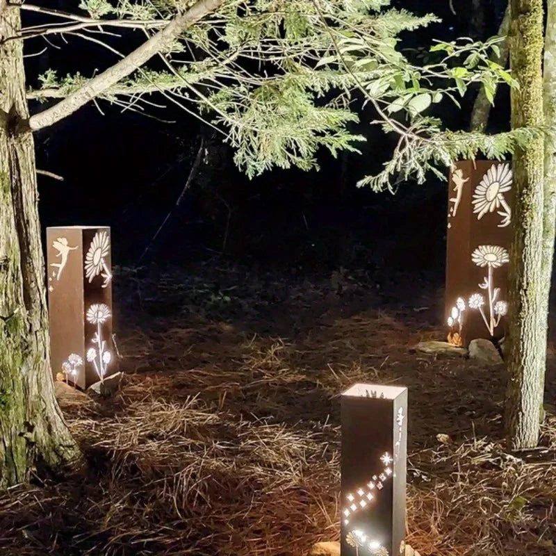 Fairy and Mushroom Garden Column