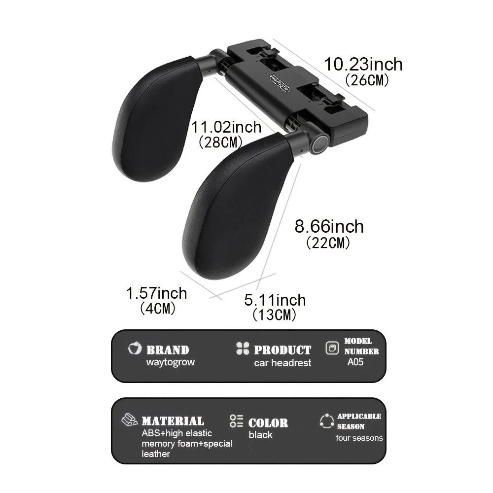 Car Seat Headrest Pillow