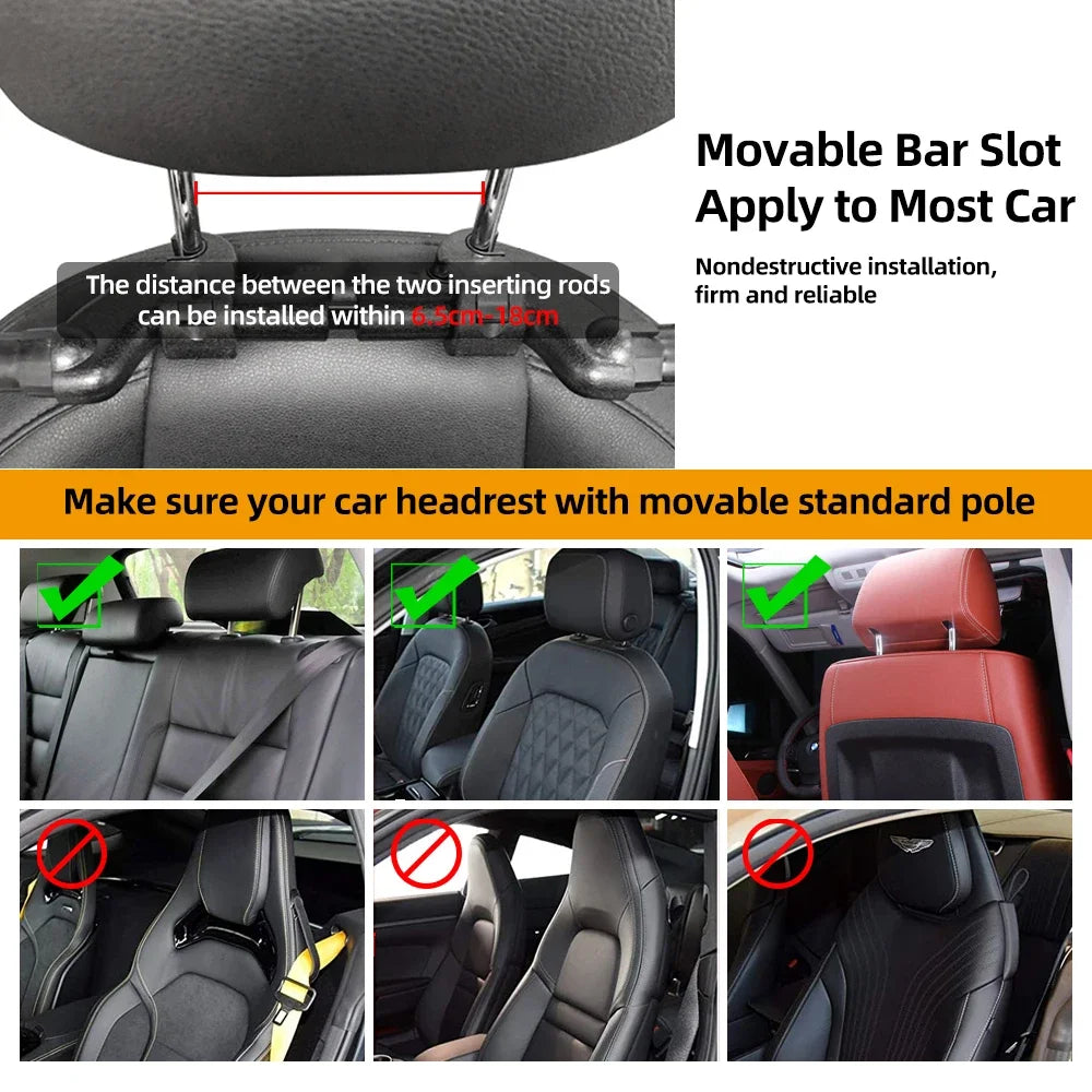 CAER 360° Adjustable Car Headrest Pillow