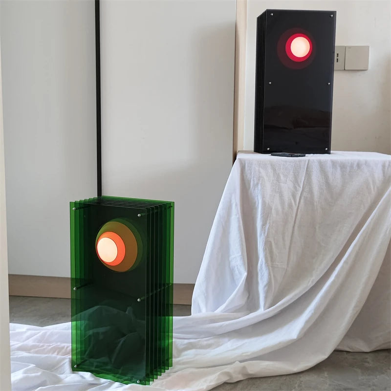 LOP Lamp Desk Light Artist Nordic Style Cordless Rechargeable Bedroom Ambient Lamp RGBW 16 colors Indoor Outdoor Decoration