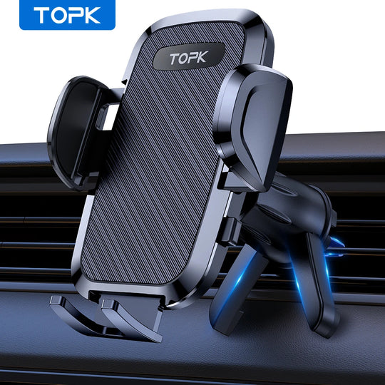 TOPK Universal Car Bracket Gravity Phone Holder