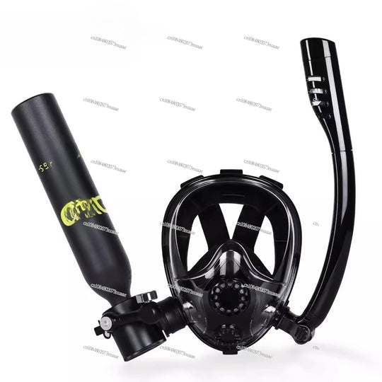 Diving Full Face Mask with Oxygen Cylinder
