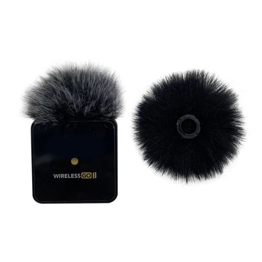 1pc Artificial Furs Windscreen Cover for RODE WIRELESS GO II Microphone Windscreen Block Wind Interference Enjoy Clear Sound