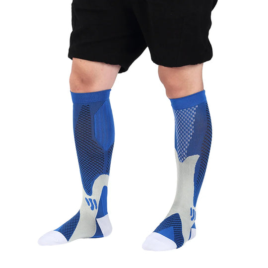 Compression Socks Travelers Socks Football Soccer Thigh Long Tube Unisex Outdoor Sports Nurses Stockings For Men Women