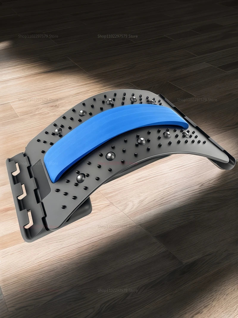 Back Stretcher Multi-Level Adjustable Massager Waist Neck Fitness Lumbar Cervical Spine Cervical Spine Support Massager