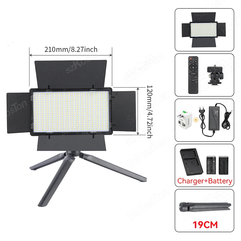 U600 RGB LED Photo Studio Light