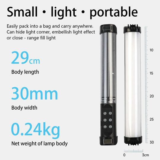 Mini RGB Magnetic Photography Lighting Stick