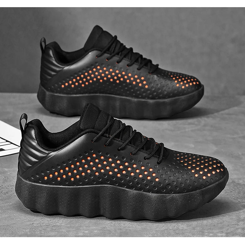 Men's Comfortable Running Shoes Breathable Thick sole Non-slip Casual Sports Shoes Cushioning Outdoor Walking Sneakers For Men