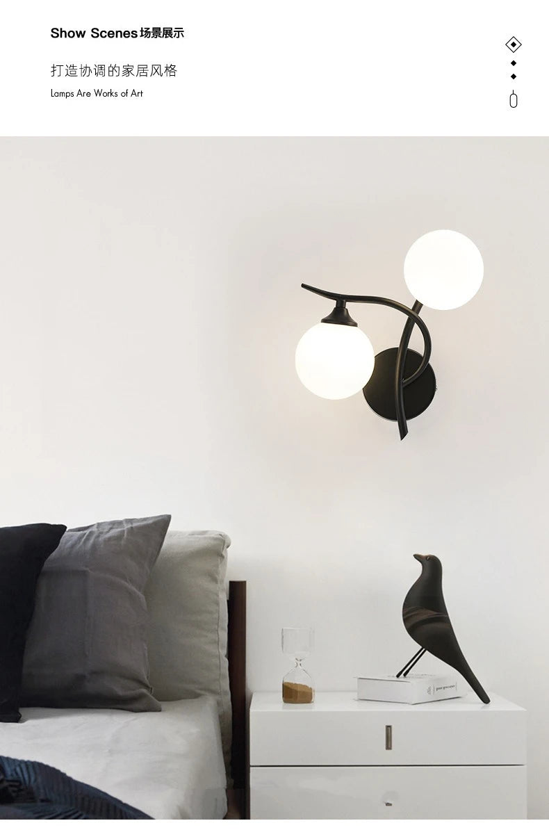 Modern Led Wall Lamp For Living Room Bedroom Bedside Corridor Aisle Hotels Wall  For Light Shower Room Mirror Front Sconce Decor