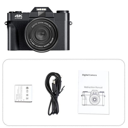 4K 48MP WIFI Camcorder Digital Camera